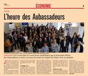 L'heure des AUBASSADEURS, le premier article économique sur notre communauté