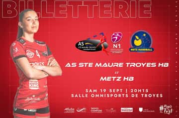 AS Sainte-Maure Troyes HB vs Metz HB