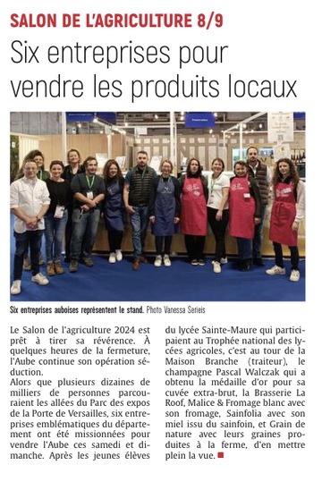 Six entreprises pour vendre des produits locaux