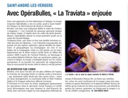 OpéraBulles s’approprie gaiement « La Traviata »