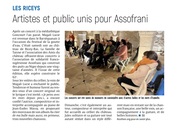 Artistes et public unis pour Assofrani au château de Ricey-Bas.