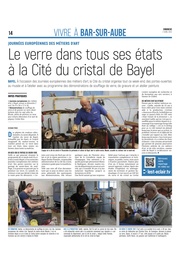 Le verre dans tous ses états à la cité du cristal de Bayel