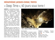 « Deep Time », 40 jours sous terre !