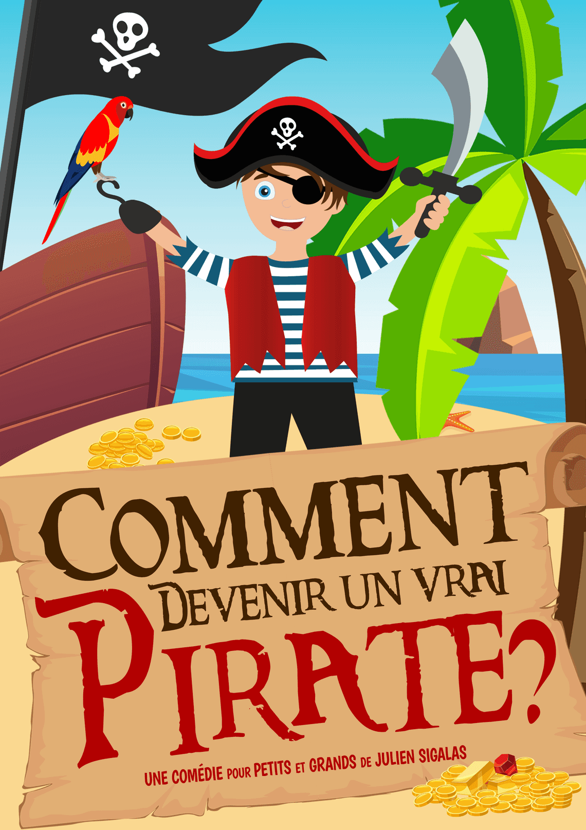 Pour les familles : Comment devenir un vrai pirate au Troyes Fois Plus.