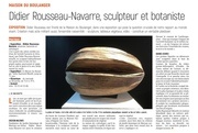 Troyes : Didier Rousseau-Navarre, sculpteur et botaniste.