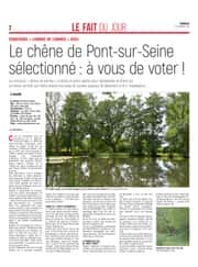 Le chêne de Pont-sur-Seine sélectionné : dernière semaine pour voter !