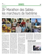 35ème Marathon Des Sables (MDS) : les marcheurs de l'extrême.