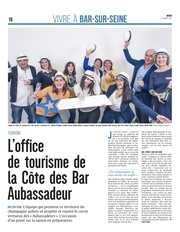 L'Office de Tourisme de la Côte des Bar rejoint AUBASSADEURS