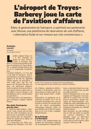 L'aéroport de Troyes-Barberey joue la carte de l'aviation d'affaires.