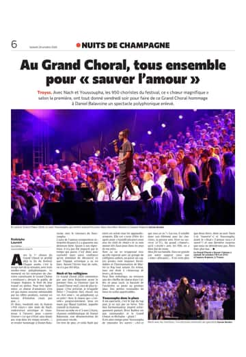 Au Grand Choral, tous ensemble pour « sauver l'amour »