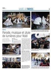 Parade, musique et pluie de lumière pour Noël