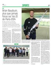 Brian Baudouin, plus que jamais focus sur les JO de Paris-2024