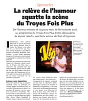 Marie Iturralde au Troyes Fois Plus ce jeudi soir