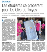 Les étudiants se préparent pour les clés de Troyes.