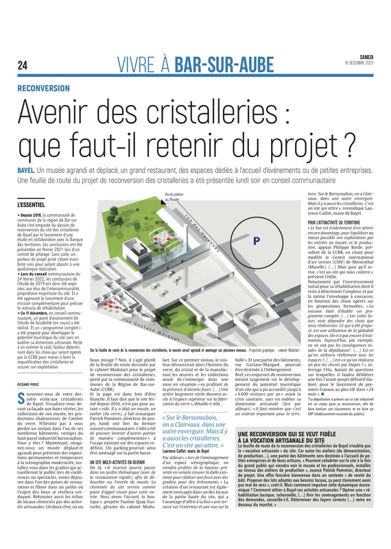 Avenir des cristalleries : Que faut-il retenir du projet ?