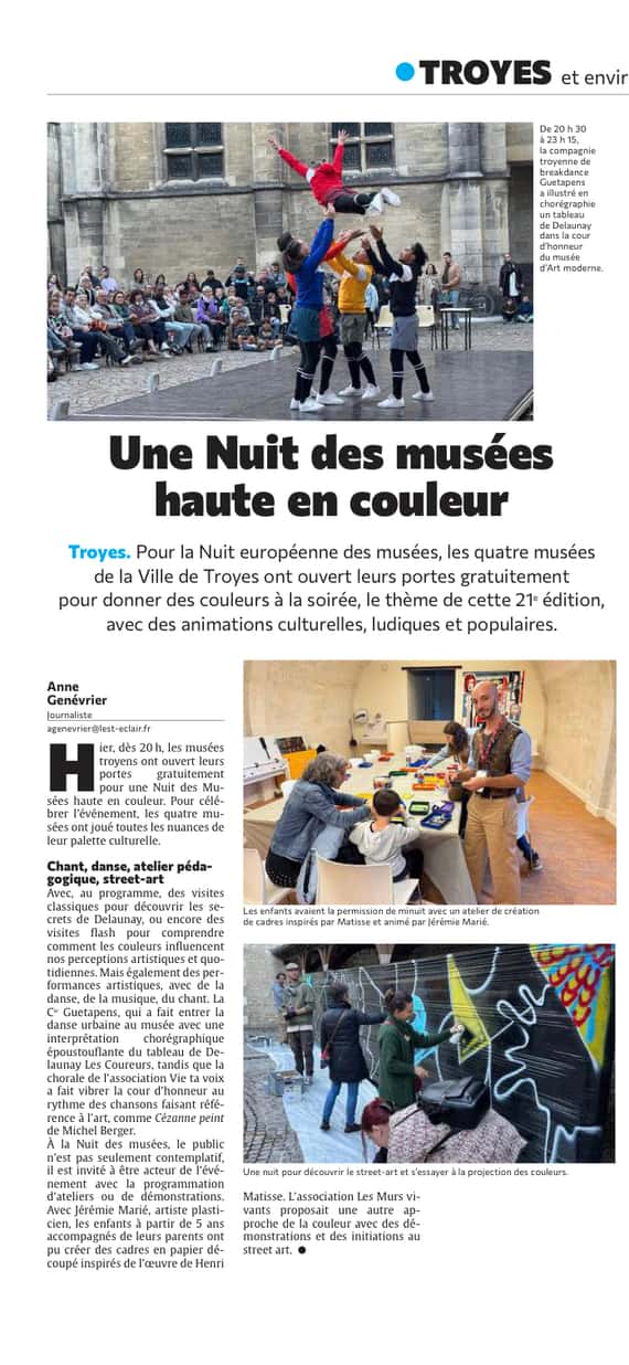 Une Nuit des musées haute en couleur !