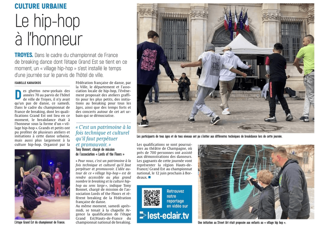 Le hip-hop à l'honneur.
