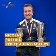 Nicolas Pussini, double champion de France de Footgolf.
