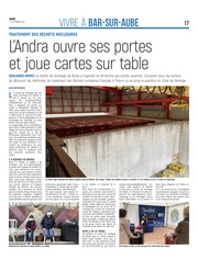 L'Andra ouvre ses portes et joue carte sur table.