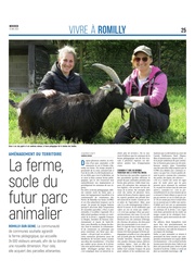 La ferme pédagogique de Romilly-sur-Seine, socle du futur parc animalier.