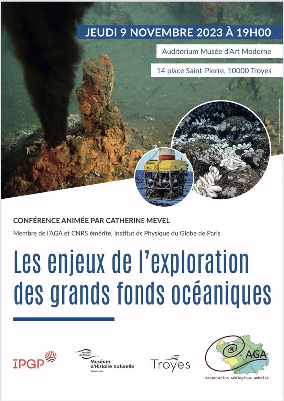 Conférence sur les enjeux des grands fonds océaniques.