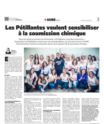 Les Pétillantes veulent sensibiliser à la soumission chimique !