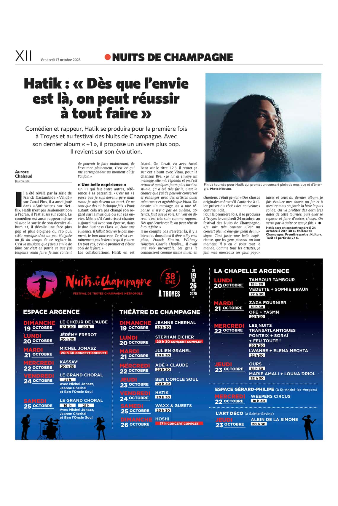 Livret spécial Nuits de Champagne
