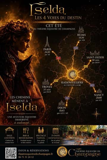 Iselda : Les 4 Voies du Destin. au Théâtre équestre de Champagne