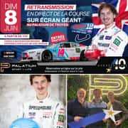Retransmission de la cours Nascar Europe d'Ulysse au Palatium
