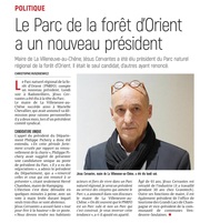 Le Parc de la forêt d’Orient a un nouveau président