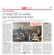 Un budget 2025 au cordeau pour le Département de l’Aube