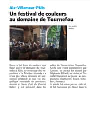 Un festival de couleurs au domaine de Tournefou à Pâlis