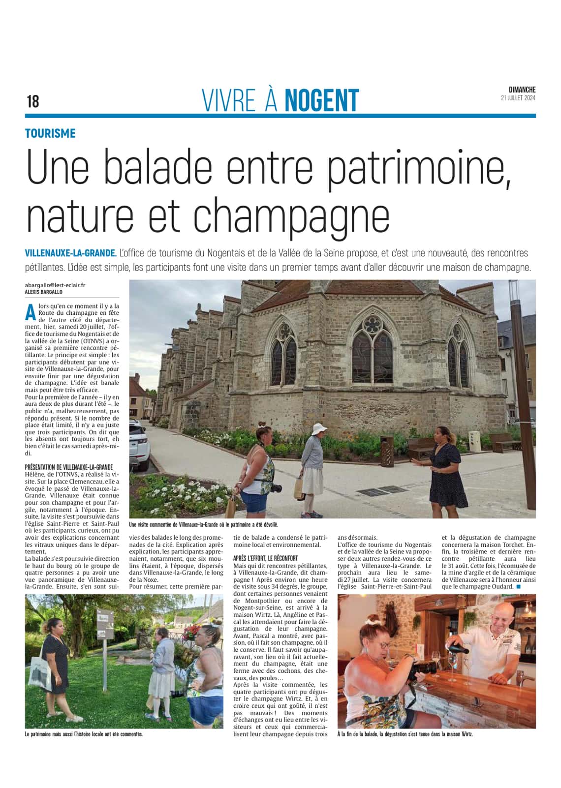 Une balade entre patrimoine, nature et champagne