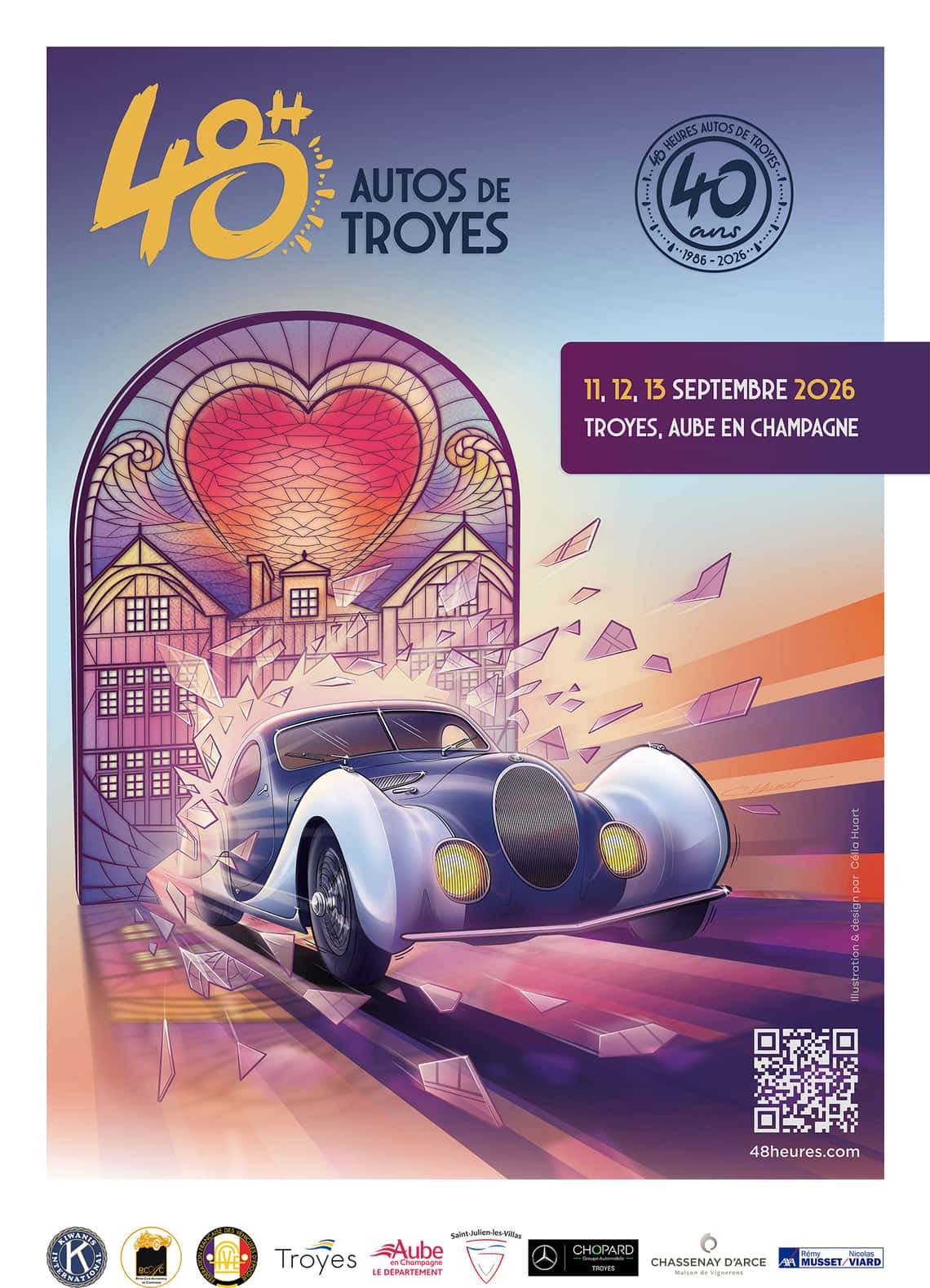 Découvrez la nouvelle affiche des prochaines 48H AUTOS 2026