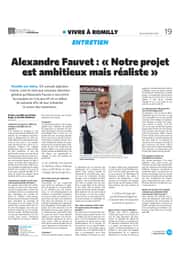 Alexandre Fauvet : « Notre projet est ambitieux mais réaliste »