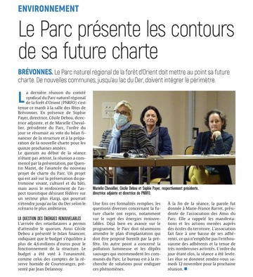 Le Parc présente les contour de sa future charte.