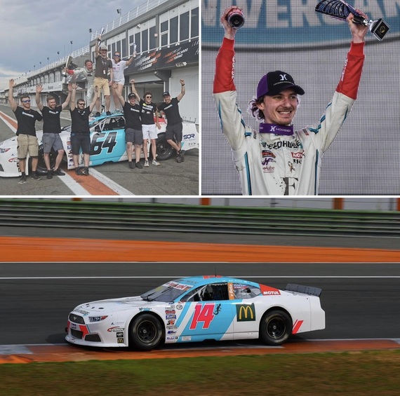 Ulysse Delsaux remporte le Trophée Junior du meeting EuroNascar de Valencia.