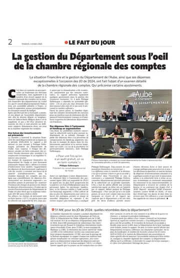 La gestion du Département sous l'oeil de la chambre régionale des comptes