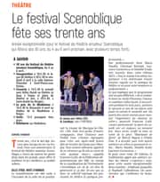 Le festival de théâtre amateur Scenoblique fête ses 30 ans