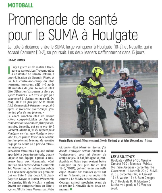 Promenade de santé pour le SUMA à Houlgate.