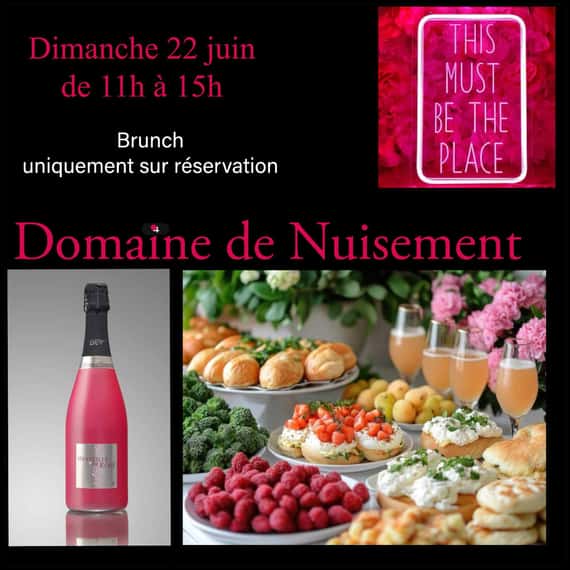 Ce dimanche c'est brunch au Domaine de Nuisement !