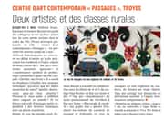 Deux artistes et des classes rurales