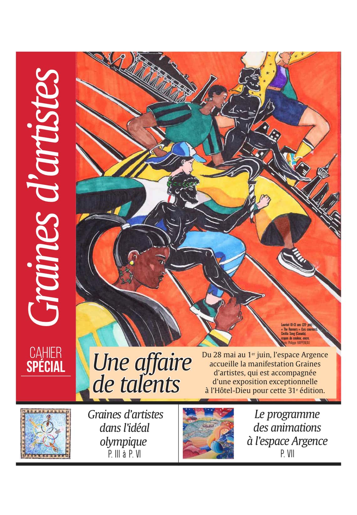 Tout savoir sur IMAJ et l'expo Graines d'artistes dans l'idéal olympique.