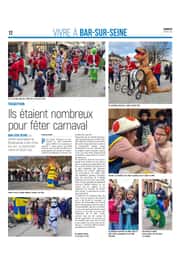 Retour en images sur le carnaval organisé à Bar-sur-Seine ce samedi
