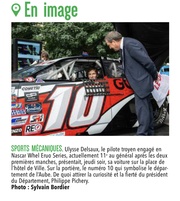 Présentation du N°10 pour la voiture Nascar Europe d'Ulysse Delsaux