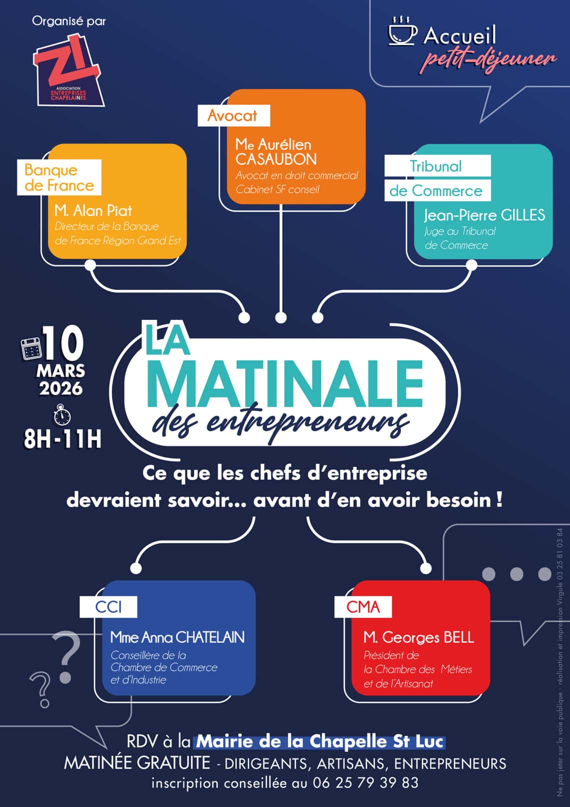 La matinale des entrepreneurs.