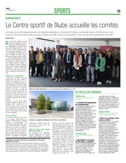 Le Centre sportif de l'Aube accueille les comités.