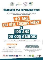 Viens fêter les 100 ans du Coq Gaulois ce dimanche 24 septembre.