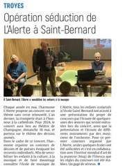 Opération séduction de l'Alerte à Saint-Bernard