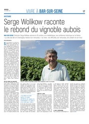 Serge Wolikow raconte le rebond du vignoble aubois.